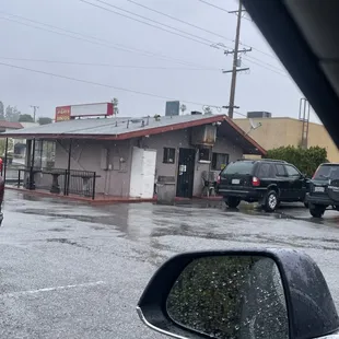 Parking lot with lots of space