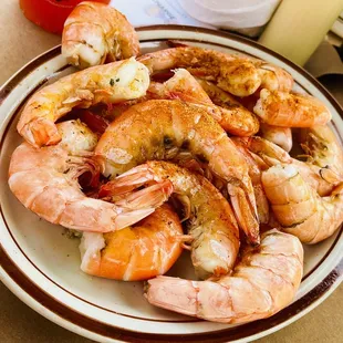 Steamed shrimp