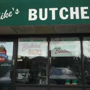 the outside of the store