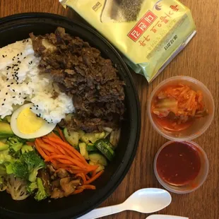 Beef bibimbap