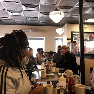 people sitting at a table