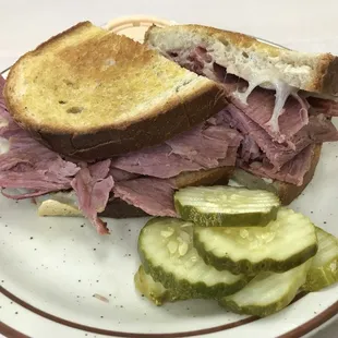 Corned beef and Swiss