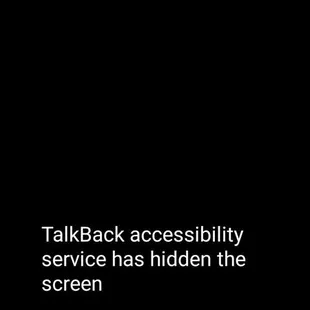 a text message on the screen