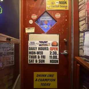 Drink like a Champion today!