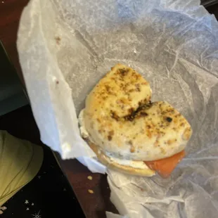 Bagel time baby with Lox