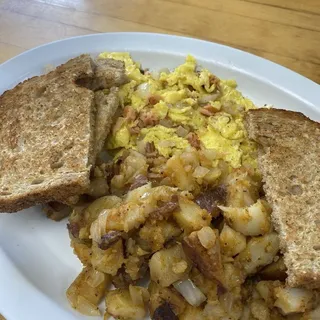 LEO (lox, eggs, & onion)