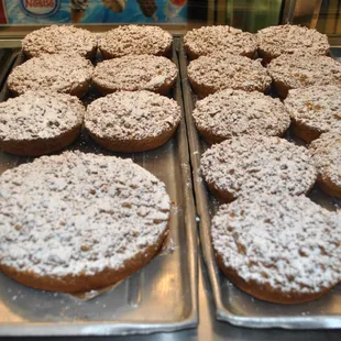 Homemade Crumb Cake! Made fresh every Sunday.