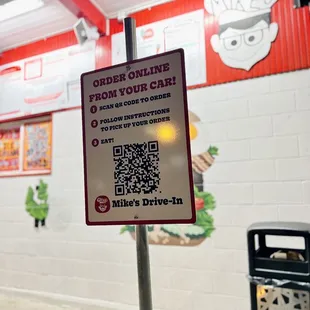 They have QR codes now so you can stay toasty and warm while waiting.