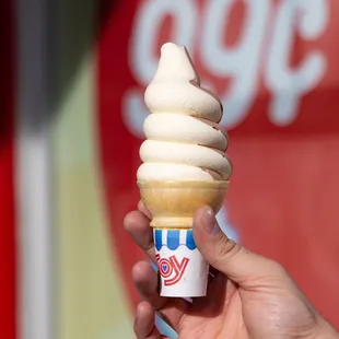 We offer $.99 soft serve ice cream cones every day!!