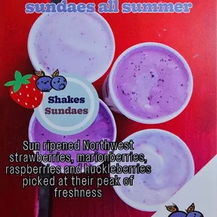 Stopped for another Huckleberry milkshake!