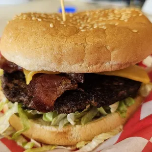 Bacon cheeseburger