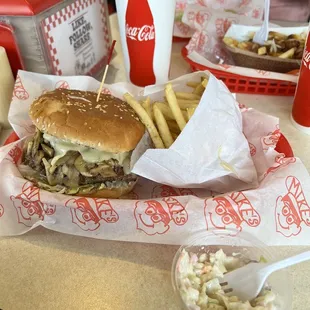 Pastrami & Swiss Burger