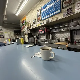 Counter view.