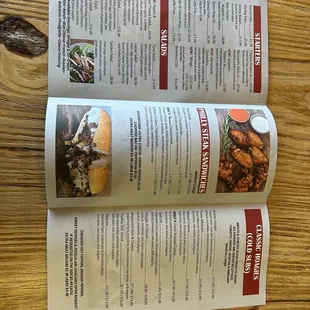 menu, burritos and wraps