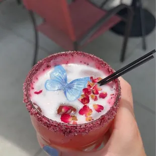 Prickly pear margarita