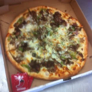 You got to try their philly steak pizza!!! BOMB!!!!