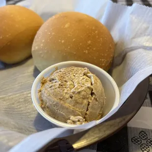 Rolls and cinnamon butter