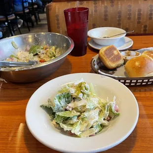 Appetizers before the main meal.