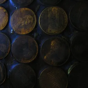 Mike's sports a copper bar