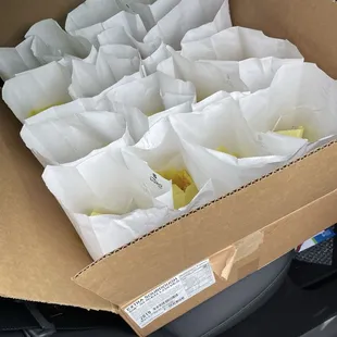 17 burgers and fries