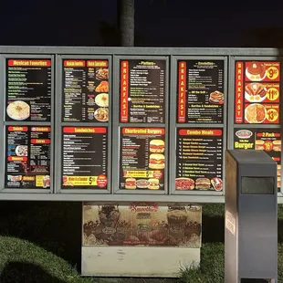 Outside Menu