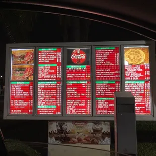 Drive Thru Menu. March 30. 2022