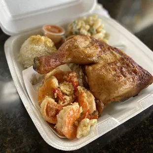 Chicken &amp; Garlic Shrimp Combo