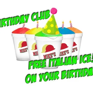 FREE Birthday Gifts!