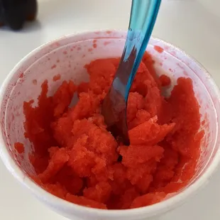 Cherry Italian ice