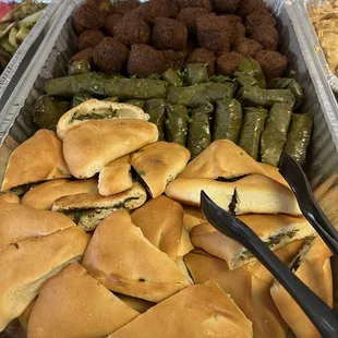 a variety of food items