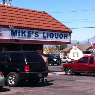 cars parked in a parking lot