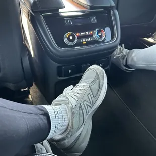 Lots of comfort and leg room along with great air conditioning in the humid weather.