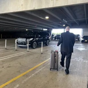 Michael was well dressed and helped us to his gorgeous SUV.