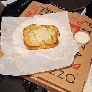 Slice of Garlic Cheese bread