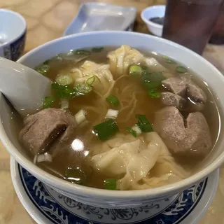 13. Wonton and Beef Ball Noodle Soup