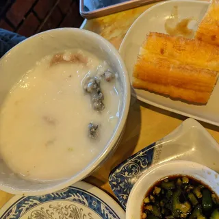 A9. Pork Liver and Black Chicken Congee