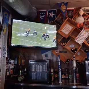 Sunday afternoon football... $8 burger/beer