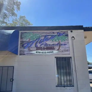 Entrance to restaurant
