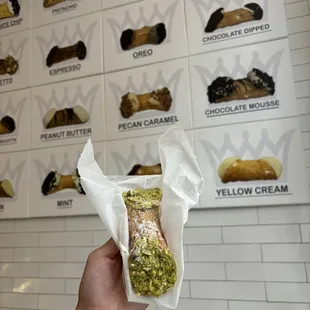 Pistachio Cannoli