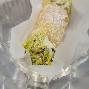Pistachio Cannoli ($7). It was excellent!
