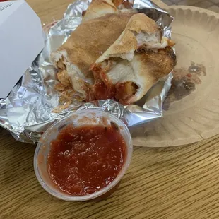 I love  my chicken roll