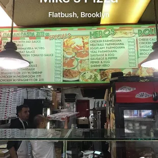 The menu board!  Nice prices!!