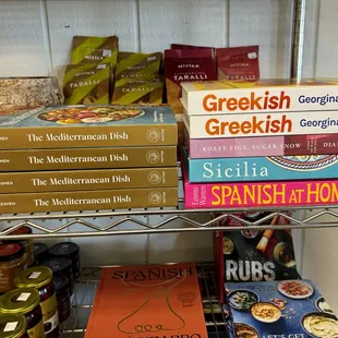 Curated cookbooks inspired by southern European cuisines.