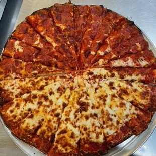 pizza, food