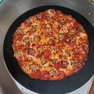 pizza, food