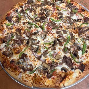 Philly Cheese Steak Pizza