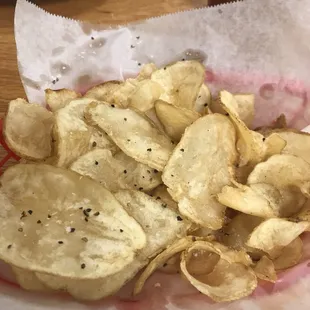 House made warm chips