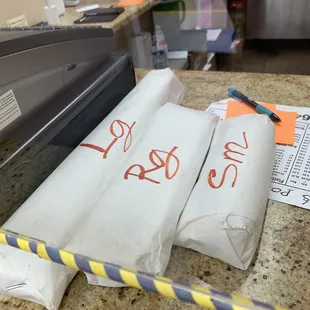 Huge Poboys here! 5 options actually: bun, 7&quot;, 10&quot;, 14&quot;, 28&quot;
