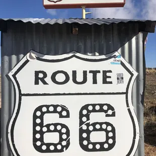 route 66 sign