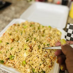 Crawfish Fried Rice - Large